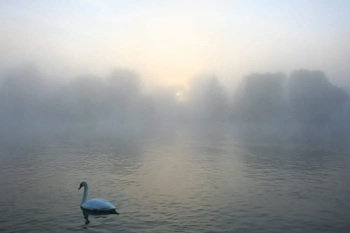Morning mist on the Thames